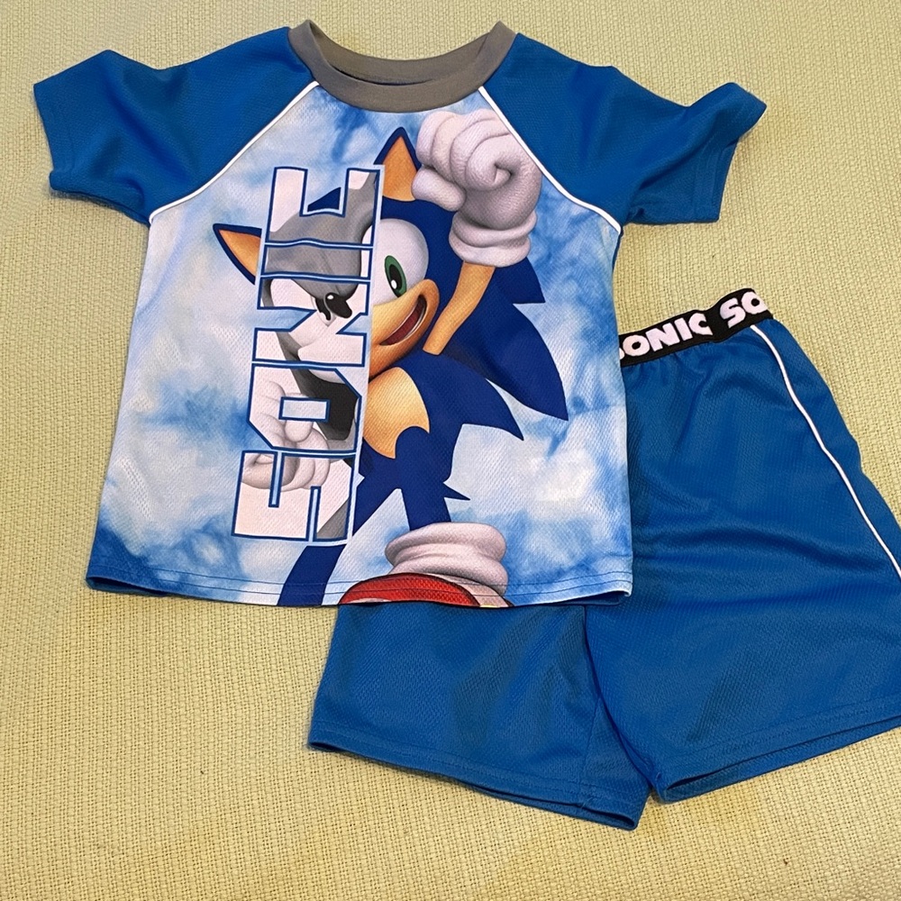 Sonic the Hedgehog Blue T-Shirt and Shorts Set